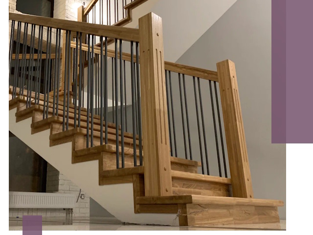 Реставрация деревянных и металлических лестниц в Анапе