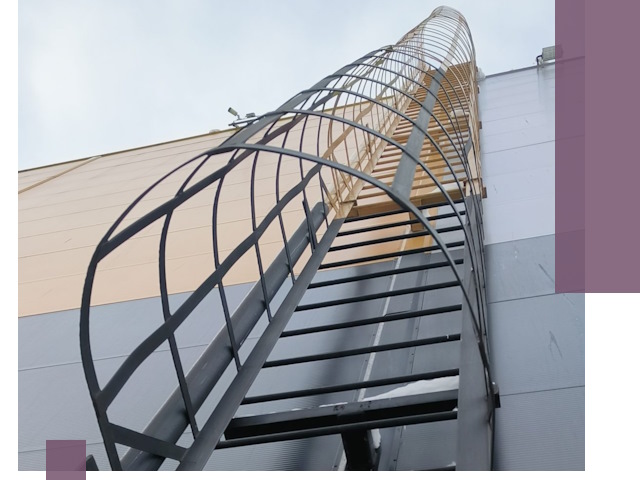 Изготовление и монтаж пожарных лестниц в Анапе профессионально