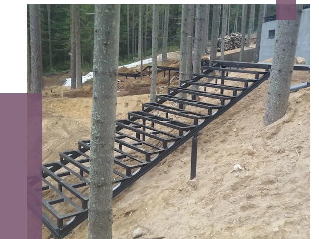 Монтаж металлических лестниц в Анапе от 13759 руб. 