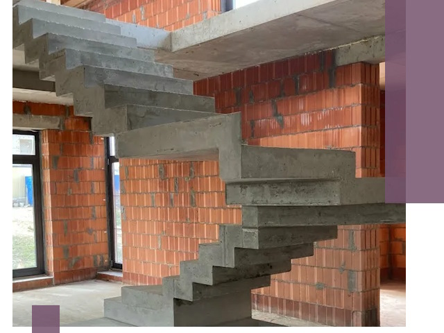 Изготовление бетонных лестниц под ключ в Анапе