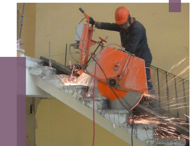 Демонтаж бетонных лестниц в Анапе от 4673 руб. за м2 | ПРОЛЁТ-Нпа