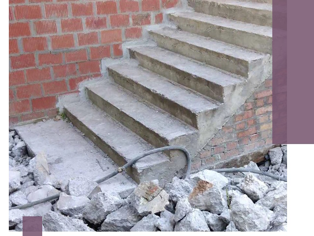 Демонтаж бетонных лестниц в Анапе: быстро и безопасно