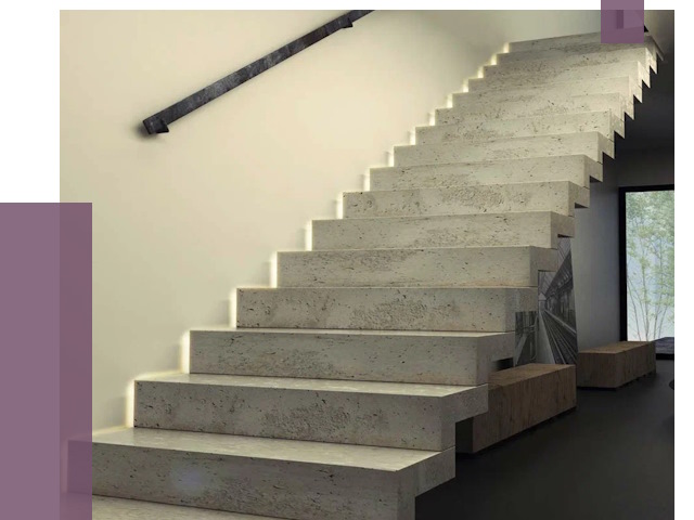 Облицовка бетонных лестниц в Анапе от 4673 руб/м2 