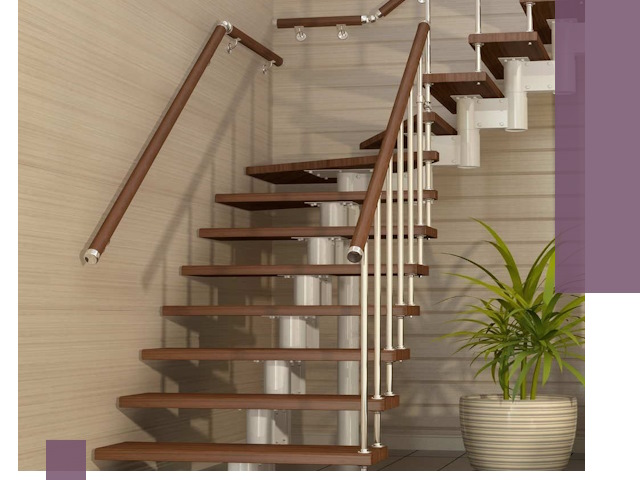 Изготовление модульных лестниц под ключ в Анапе