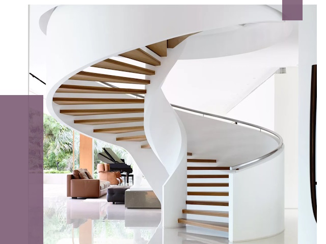 Винтовые лестницы в Анапе под ключ от 49324 руб. | ПРОЛЁТ-Нпа