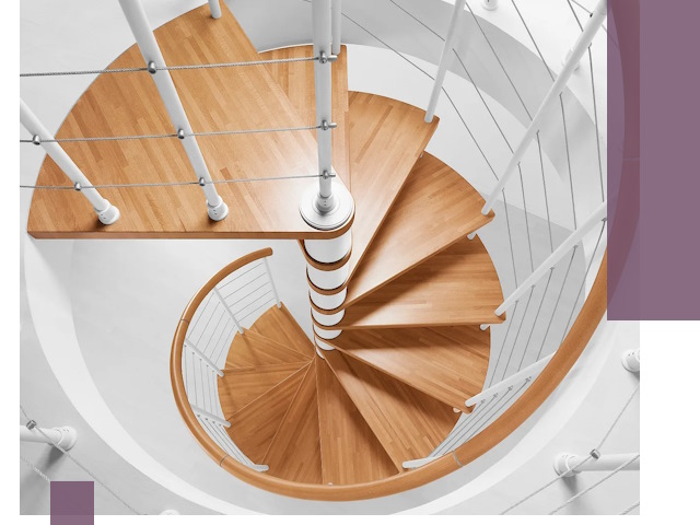 Изготовление винтовых лестниц под ключ в Анапе