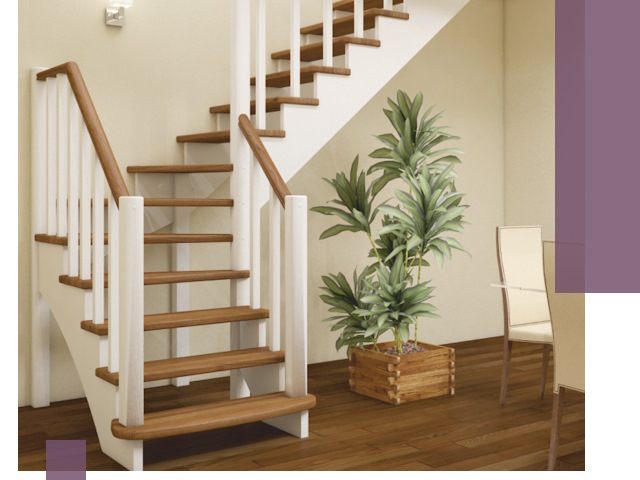 Г-образные лестницы под ключ в Анапе — изготовление и монтаж