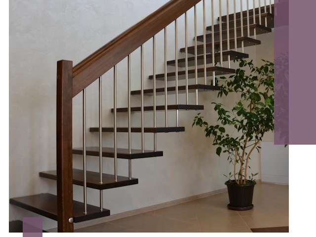 Лестницы на больцах под ключ в Анапе – изготовление и монтаж