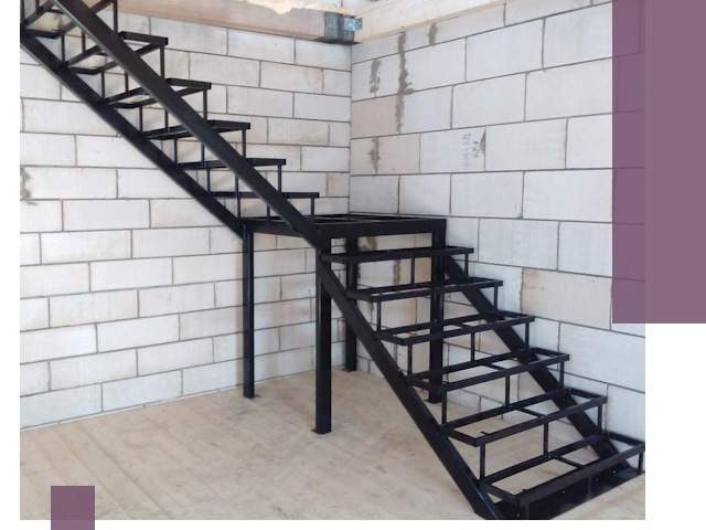 Лестницы на металлокаркасе под ключ в Анапе — изготовление и монтаж