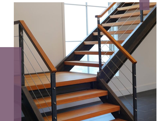 Изготовление лестниц на металлокаркасе в Анапе от 19210 руб. | ПРОЛЁТ-Нпа