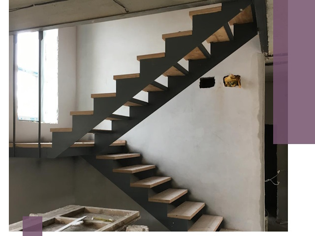 Изготовление лестниц на металлокаркасе в Анапе от производителя