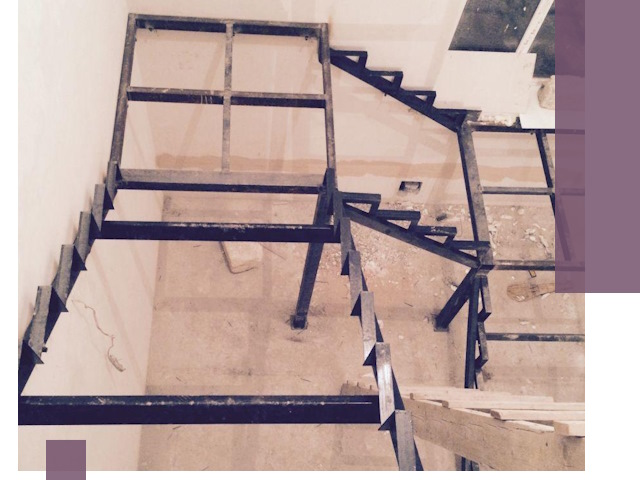 Монтаж лестниц на металлокаркасе в Анапе быстро и качественно