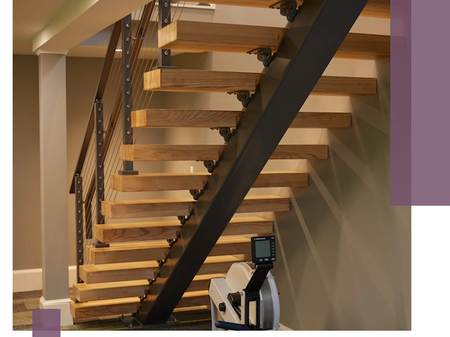 Лестницы на монокосоурах под ключ в Анапе - изготовление и монтаж