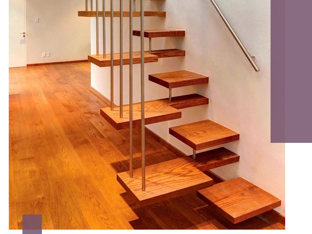 Лестницы «гусиный шаг» на заказ в Анапе для узких пространств