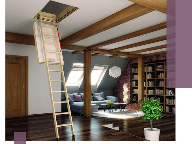 Чердачные лестницы под ключ в Анапе: изготовление и монтаж