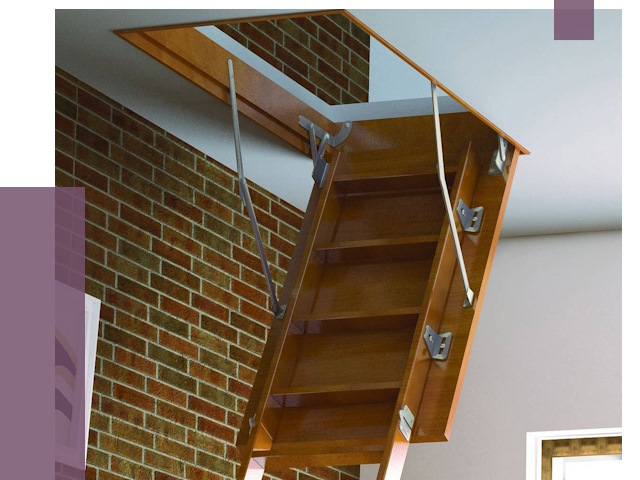 Установка чердачной лестницы в Анапе от 7944 руб. | ПРОЛЁТ-Нпа