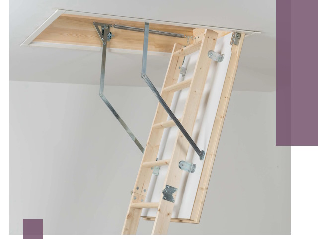 Установка чердачной лестницы под ключ в Анапе