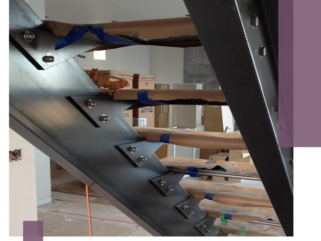 Усиление лестничных конструкций и усиление опор в Анапе