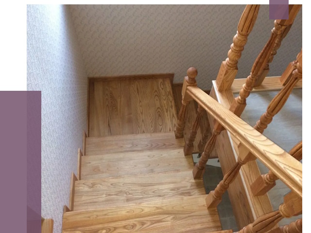 Сосновые лестницы в Анапе под ключ от 8203 руб.  | ПРОЛЁТ-Нпа