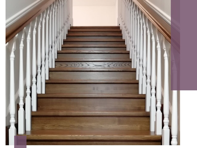 Лестницы из ясеня на заказ в Анапе — изготовление и монтаж