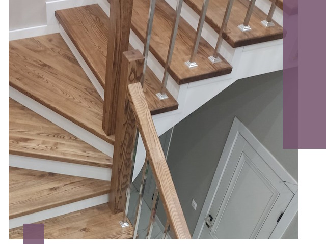 Обшивка металлических лестниц под ключ в Анапе