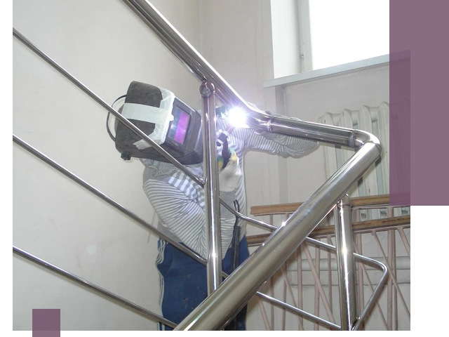 Монтаж перил и ограждений качественно в Анапе