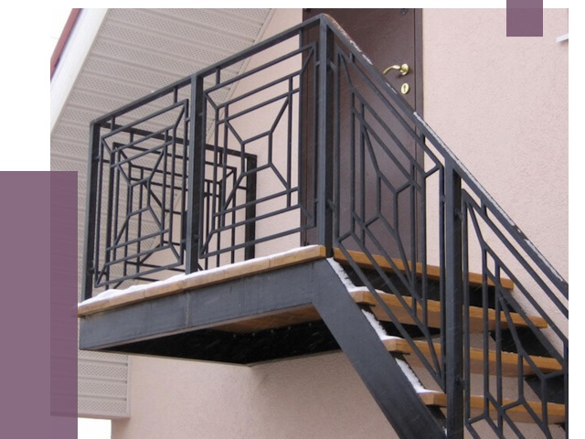 Металлические перила в Анапе от 4361 руб.  | ПРОЛЁТ-Нпа