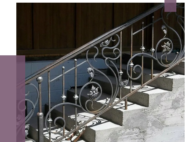 Кованые перила в Анапе от 8826 руб. под ключ — качество от ПРОЛЁТ-Нпа