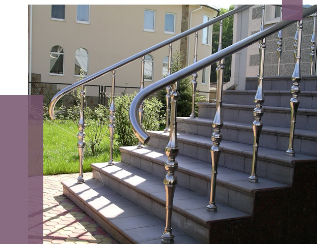 Перила для крыльца в Анапе от 10903 руб. — монтаж ПРОЛЁТ-Нпа