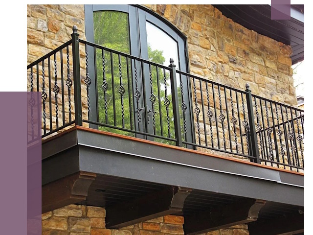 Балконные ограждения в Анапе от 8151 руб. — купить | ПРОЛЁТ-Нпа