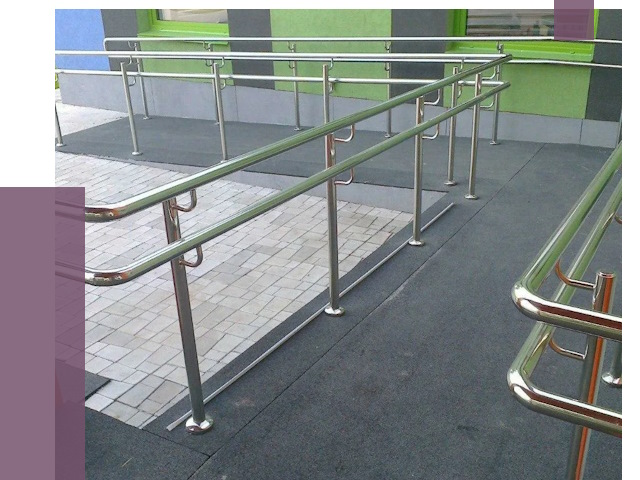 Ограждения пандусов в Анапе от 4413 руб. монтаж | ПРОЛЁТ-Нпа