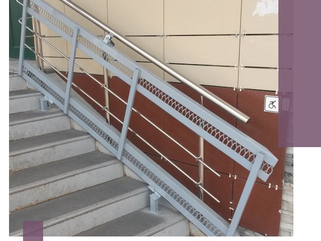 Изготовление откидных пандусов под ключ в Анапе