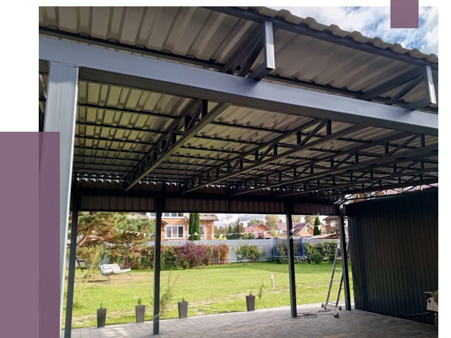 Монтаж навесов в Анапе от 7476 руб. — установка навеса | ПРОЛЁТ-Нпа