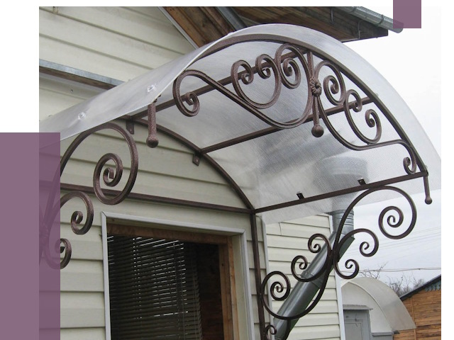 Изготовление козырьков в Анапе от 7476 руб. — заказать | ПРОЛЁТ-Нпа