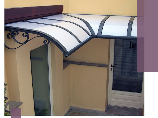 Монтаж козырьков любой сложности в Анапе под ключ