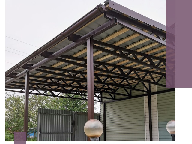 Навесы под ключ в Анапе: изготовление, монтаж и гарантия