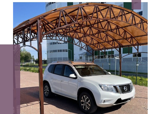 Недорогие навесы в Анапе от 43613 руб.  | ПРОЛЁТ-Нпа