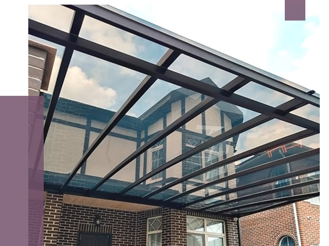 Навесы из поликарбоната в Анапе от 8743 руб. под ключ — ПРОЛЁТ-Нпа