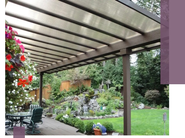 Навесы из поликарбоната под ключ в Анапе быстро и надёжно