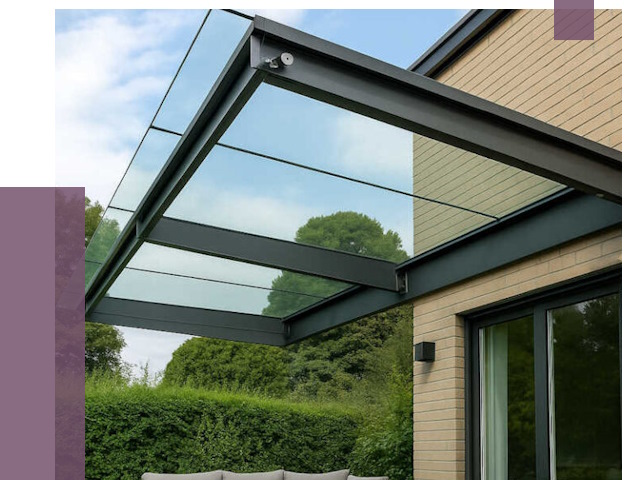 Стеклянные навесы и козырьки в Анапе от 12461 руб.