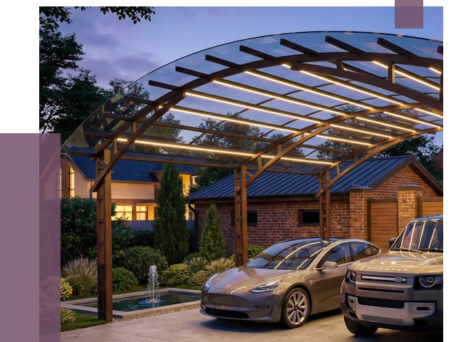 Металлические навесы в Анапе от 12876 руб. под ключ — ПРОЛЁТ-Нпа