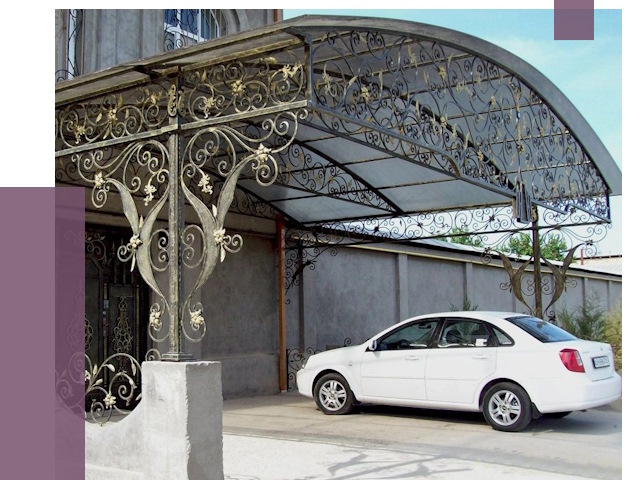 Кованые навесы в Анапе от 14797 руб. | ПРОЛЁТ-Нпа