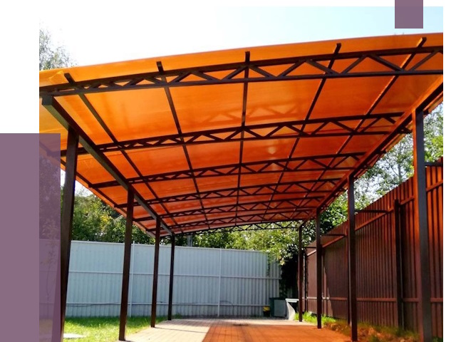 Односкатные навесы под ключ в Анапе от 13343 руб. 