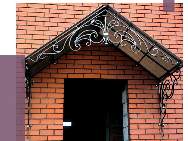 Металлические козырьки в Анапе от 10851 руб. 