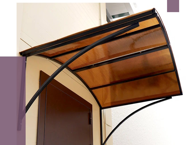 Недорогие козырьки в Анапе от 7705 руб.  | ПРОЛЁТ-Нпа