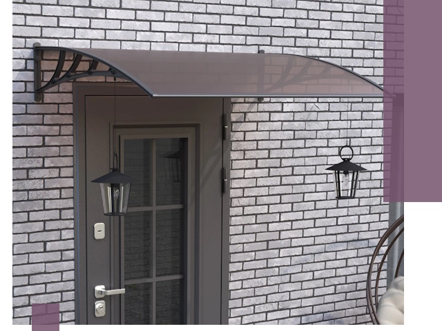 Недорогие козырьки и навесы под ключ в Анапе