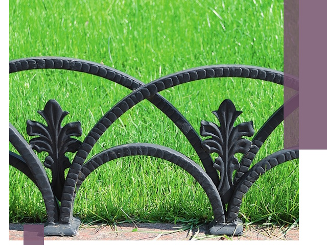 Декоративные металлические бордюры под ключ в Анапе