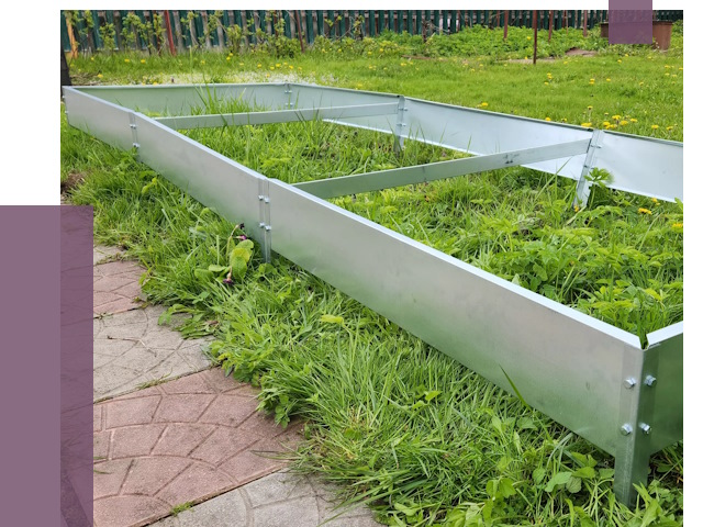 Металлические бордюры для грядок в Анапе от 1817 руб. 
