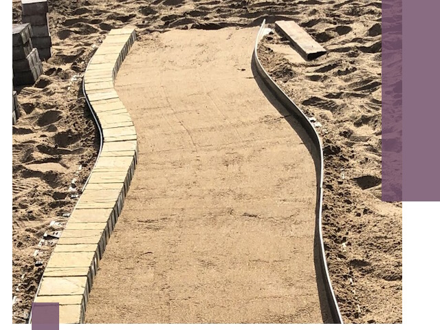 Металлические бордюры для тротуаров в Анапе — прочные и долговечные