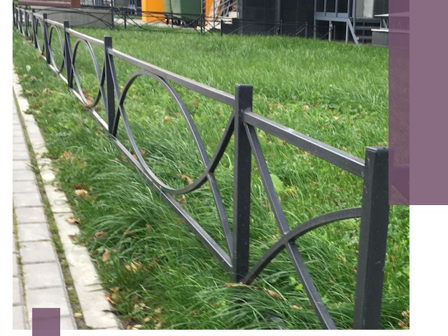 Газонные ограждения из металла в Анапе — монтаж и продажа